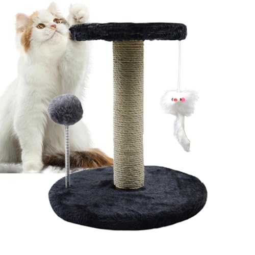 Katzenspielturm - Multi -Level -Kratzerposten, Langlebiger Kitty Climbing Stand | Hoher Ruhender Möbelbaum, Interaktiver Training Dschungelstruktur, Spielerische Barsch -Eigentumswohnung Tierhausunter von Vitsrisea