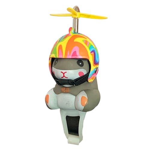 Niedliche Fahrradglocke - Hamster -Lenkerglocke Mit Leichter Batterie -Batterie | Fun Scooter Bell Für Und Mädchen, Farbenfrohe Fahrradzubehör, Dekorative Hamsterradglocke Für Kinder von Vitsrisea