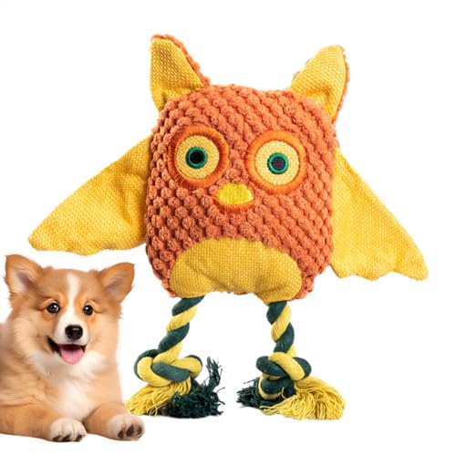 Vitsrisea Quietschende Eulenhundspielzeug, Eulenhundspielzeug Mit Squeaker | Süßes Hundetraining Spielzeug,Haustierspielgerät Für Zähnereinigung, Welpentraining -Kauwerkzeuge Mit Quietschern Vitsrisea Quietschende Eulenhundspielzeug, Eulenhundspielzeug Mit Squeaker | Süßes Hundetraining Spielzeug,Haustierspielgerät Für Zähnereinigung, Welpentraining -Kauwerkzeuge Mit Quietschern von Vitsrisea