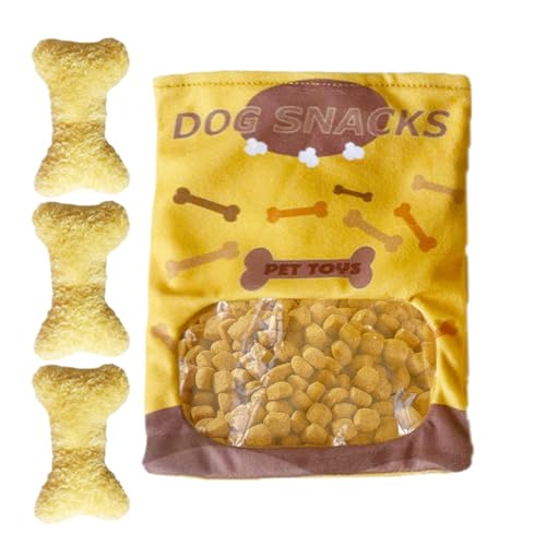 Vitsrisea Welpe kauen Spielzeug gefüllte Knochen, gefüllte Snacks Hundespielzeug,Quietschende Plüschknochenweichhund Snuffle Stofftiere - Süßes kognitives Training behandelt Kau -Puzzle für kleine Vitsrisea Welpe kauen Spielzeug gefüllte Knochen, gefüllte Snacks Hundespielzeug,Quietschende Plüschknochenweichhund Snuffle Stofftiere - Süßes kognitives Training behandelt Kau -Puzzle für kleine von Vitsrisea