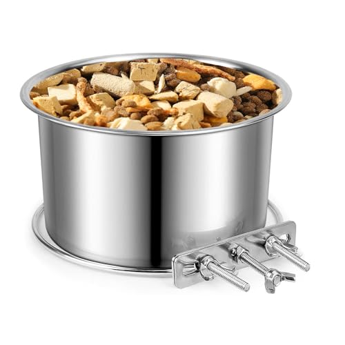 Wassernapf Für Hundehütten, Wassernapf Für Hundekäfige,Montierbare Edelstahl-Hängekäfig-Näpfe Für Hunde - Hundenapf Für Trocken- Und Nassfutter Für Zwinger, Käfige Und Mehr, Wassernapf Für Hundehütten, Wassernapf Für Hundekäfige,Montierbare Edelstahl-Hängekäfig-Näpfe Für Hunde - Hundenapf Für Trocken- Und Nassfutter Für Zwinger, Käfige Und Mehr, von Vitsrisea