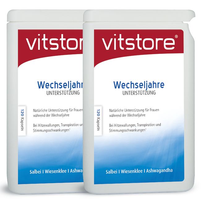 Speziell für die Wechseljahre und die Menopause entwickelt von Vitstore