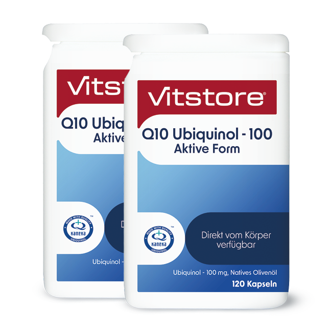 Umgerechnet auf das Coenzym Q10 von Vitstore