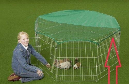 VivaPet Schutzabdeckung für verzinkte Laufgehege, Netzmaterial, dient als Sonnenschutz, inklusive Klammern, für 6-eckige Laufgehege von VivaPet/Trixie/Bunny Business mit 122 x 122 cm, 8-eckige mit 140 x 140 cm oder rechteckige mit 145/183/216 x 122 cm VivaPet Schutzabdeckung für verzinkte Laufgehege, Netzmaterial, dient als Sonnenschutz, inklusive Klammern, für 6-eckige Laufgehege von VivaPet/Trixie/Bunny Business mit 122 x 122 cm, 8-eckige mit 140 x 140 cm oder rechteckige mit 145/183/216 x 122 cm von VivaPet