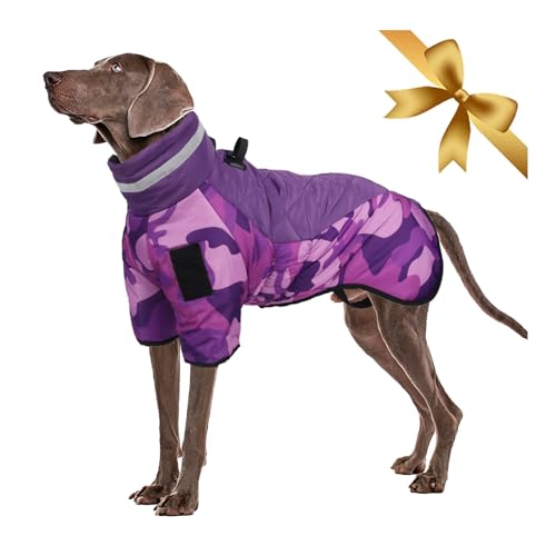 Vivi Bear Hundemantel wasserdicht, Hundejacke für mittelgroßen Hund winddicht warme Winterjacke mit sicheren reflektierenden Streifen & Geschirr D-Ring für Outdoor-Freizeittraining, Sport und Jagd,4XL Vivi Bear Hundemantel wasserdicht, Hundejacke für mittelgroßen Hund winddicht warme Winterjacke mit sicheren reflektierenden Streifen & Geschirr D-Ring für Outdoor-Freizeittraining, Sport und Jagd,4XL von Vivi Bear