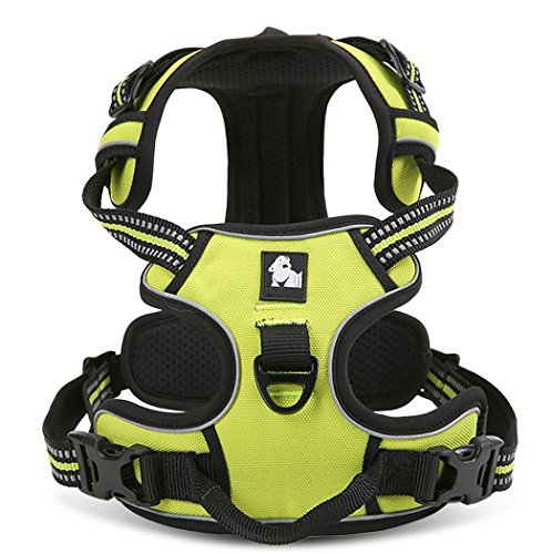 Vivi Bear strapazierfähiges Hundegeschirr mit reflektierenden 3M-Sicherheitstreifen, Hundegeschirr, verstellbar, gepolstert, mit Hundeleinen-Ring, verschiedene Größen Vivi Bear strapazierfähiges Hundegeschirr mit reflektierenden 3M-Sicherheitstreifen, Hundegeschirr, verstellbar, gepolstert, mit Hundeleinen-Ring, verschiedene Größen von Vivi Bear