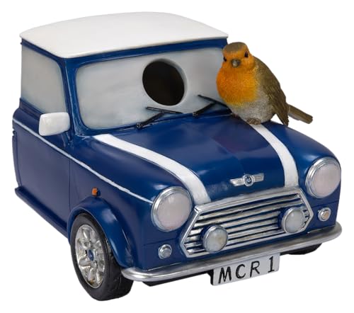 Vivid Arts - Classic Mini Cooper Vogelhaus - Blau von Vivid Arts