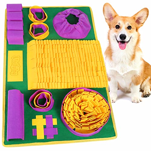 Vivifying Schnüffelmatte für Hunde, interaktives Hunde-Puzzle-Spielzeug für Langeweile und geistige Stimulation, Schnüffelmatte hilft Welpen und Katzen, langsames Fressen und Beschäftigung zu halten Vivifying Schnüffelmatte für Hunde, interaktives Hunde-Puzzle-Spielzeug für Langeweile und geistige Stimulation, Schnüffelmatte hilft Welpen und Katzen, langsames Fressen und Beschäftigung zu halten von Vivifying