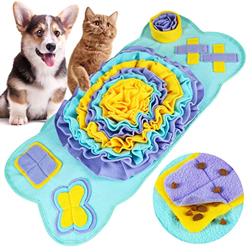 Vivifying Snuffle Mat for Dogs, Soft Fleece Sniff Mat for Small Dogs and Cats Slow Eating and Keep Busy, Dog Enrichment Toys to Help Mental Stimulation and Natural Foraging Skills von Vivifying