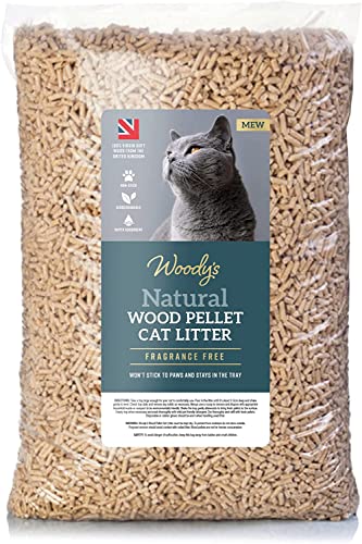 Natürliche Katzen- und Kätzchenstreu, Holzpellets, ultra saugfähig, biologisch abbaubar, effektive Geruchskontrolle, antibakterielle Premium-Hygiene, 20 l Natürliche Katzen- und Kätzchenstreu, Holzpellets, ultra saugfähig, biologisch abbaubar, effektive Geruchskontrolle, antibakterielle Premium-Hygiene, 20 l von Vivo Technologies