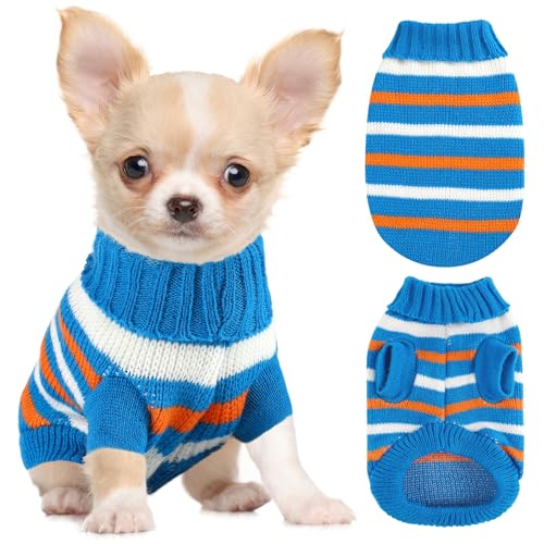 Pullover für kleine Hunde, Chihuahua, Yorkie, Teetasse, Dackel, Hundepullover für kleine Hunde, Mädchen, Herren, Herbst, Winter, Welpen, Katzen, Größe S Pullover für kleine Hunde, Chihuahua, Yorkie, Teetasse, Dackel, Hundepullover für kleine Hunde, Mädchen, Herren, Herbst, Winter, Welpen, Katzen, Größe S von Vixpyzz