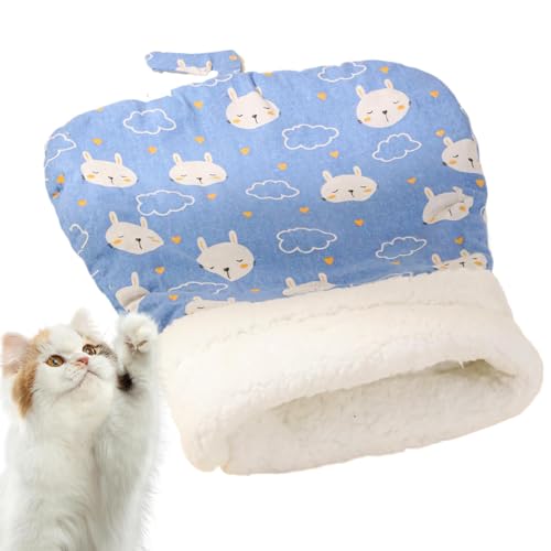 Vjeybv Plüsch-Katzen-Schlafsack, Winter, halbgeschlossen, Haustier-/Katzenschlafsack, weiches Katzenbett für kaltes Wetter, Schlafen, Ausruhen, Unterhaltung für Couch, Sofa Vjeybv Plüsch-Katzen-Schlafsack, Winter, halbgeschlossen, Haustier-/Katzenschlafsack, weiches Katzenbett für kaltes Wetter, Schlafen, Ausruhen, Unterhaltung für Couch, Sofa von Vjeybv