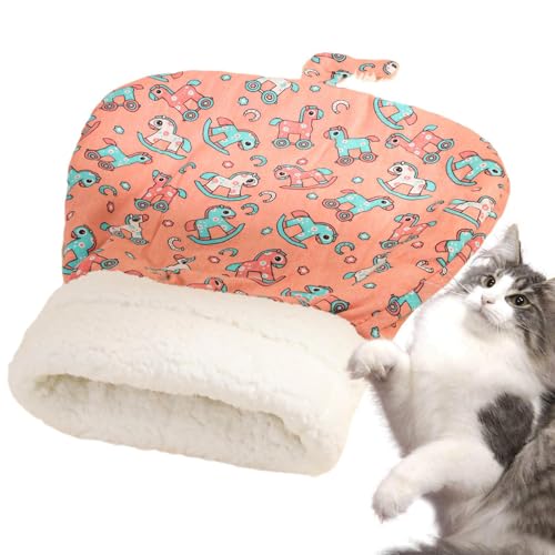 Vjeybv Warmer Schlafsack für Katzen, Winter, halbgeschlossen, Haustier-/Katzenschlafsack, weiches Katzenbett für kaltes Wetter, Schlafen, Erholung, Unterhaltung für Couch, Sofa Vjeybv Warmer Schlafsack für Katzen, Winter, halbgeschlossen, Haustier-/Katzenschlafsack, weiches Katzenbett für kaltes Wetter, Schlafen, Erholung, Unterhaltung für Couch, Sofa von Vjeybv