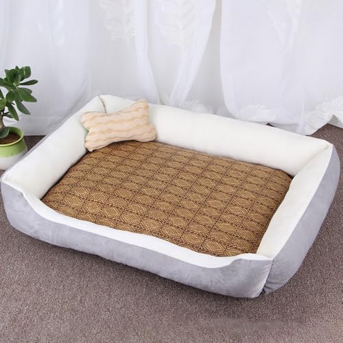 Vllcsla Hundebett Medium Waschbare Kühlung für Sumer, S bis L 3 Größen Waschbare Hundecouch mit Abnehmbarer Matte, rutschfeste Weiche Hundekissen 3 Stück/Set Vllcsla Hundebett Medium Waschbare Kühlung für Sumer, S bis L 3 Größen Waschbare Hundecouch mit Abnehmbarer Matte, rutschfeste Weiche Hundekissen 3 Stück/Set von Vllcsla