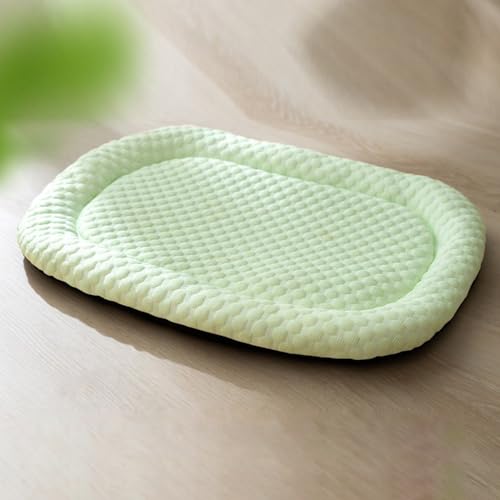 Vllcsla Hundebett Medium Waschbares Haustierbett mit Kühlfläche, Rechteckiges Sommer Hundekissen Hundekühlbett mit Rutschfestem Boden für Welpen Vllcsla Hundebett Medium Waschbares Haustierbett mit Kühlfläche, Rechteckiges Sommer Hundekissen Hundekühlbett mit Rutschfestem Boden für Welpen von Vllcsla
