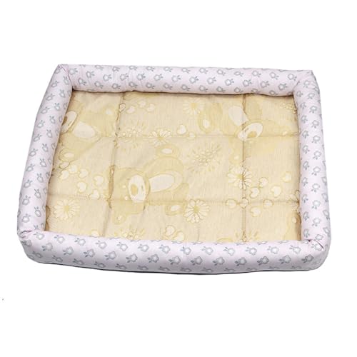 Vllcsla Hundebette Medium Waschbar 50x40CM, Cool Hundebett Matte für Sumer, Rutschfestes Weiches Hundebett Beruhigendes Hundebett, Rutschfestes Haustierbett mit rutschfestem Boden Vllcsla Hundebette Medium Waschbar 50x40CM, Cool Hundebett Matte für Sumer, Rutschfestes Weiches Hundebett Beruhigendes Hundebett, Rutschfestes Haustierbett mit rutschfestem Boden von Vllcsla