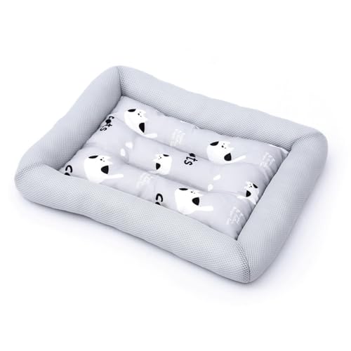 Vllcsla Sommer Hundebett Medium 54x42CM, Weiche Hundekiste Matratze Waschbar mit Rutschfestem Boden, Haustierbetten Kissen für Hund, Rechteck Anti-Rutsch Boden Haustierbett Vllcsla Sommer Hundebett Medium 54x42CM, Weiche Hundekiste Matratze Waschbar mit Rutschfestem Boden, Haustierbetten Kissen für Hund, Rechteck Anti-Rutsch Boden Haustierbett von Vllcsla