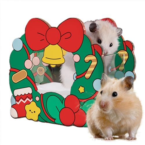 Hamsterversteck | Frettchenhaus Tunnel Acryl transparent | Haustierbedarf Weihnachten tragbar für Chinchillas Meerschweinchen Degus Kaninchen Igel Vllold von Vllold