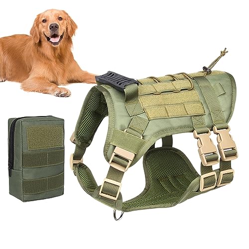 Vllold Anti-Zieh-Hundegeschirr, Hundegeschirr, für einfaches Gehen, Anti-Zieh-Haustier-Operationsgeschirr, Hundetrainingsweste für große und mittelgroße Größen von Vllold