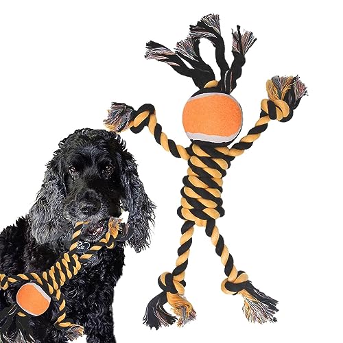 Vllold Beißspielzeug für Hunde - Katzen-Haustier-Seil-Beißspielzeug | Weiches und tragbares Beißseil-Kauspielzeug für Katzen und Hunde, Hundebegleiterspielzeug für Hundekatzen-Haustierliebhaber von Vllold