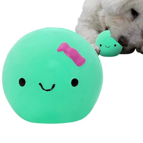 Vllold Eierball Hundespielzeug – Quietschendes süßes Ei in Puppenform für Haustiere aus Latex – vierfarbiger Quietsch-Ei für kleine und mittelgroße Hunde Vllold Eierball Hundespielzeug – Quietschendes süßes Ei in Puppenform für Haustiere aus Latex – vierfarbiger Quietsch-Ei für kleine und mittelgroße Hunde von Vllold