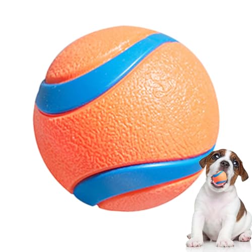 Vllold Hundeball – Hundespielzeug, bissfest, geistig stimulierendes Spielzeug, interaktives Spring-Haustierzubehör für drinnen und draußen von Vllold