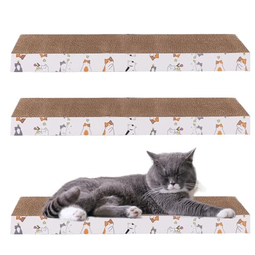 Vllold Katzenkratzpad | Karton Katzenkratzer | 3 x Wellpapier Kätzchen Schleifkralle Anti-Kratzer Haustierbedarf für Gesundes Training Möbel Schutz Zuhause Outdoor Vllold Katzenkratzpad | Karton Katzenkratzer | 3 x Wellpapier Kätzchen Schleifkralle Anti-Kratzer Haustierbedarf für Gesundes Training Möbel Schutz Zuhause Outdoor von Vllold