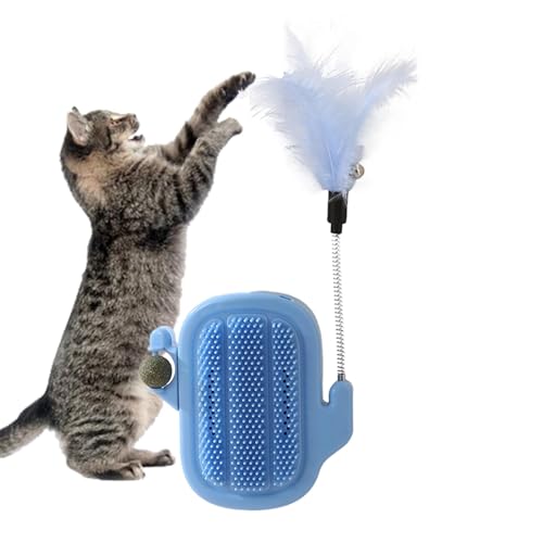 Vllold Katzenminze-Spielzeugbälle für die Wand – Teaser-Stick, Katzenminze-Ball, Fellpflegebürste, Kauspielzeug, Wand-Eckbürsten, essbare Wand-Leckerlis für Katzenreinigung, Massage und Haarausfall Vllold Katzenminze-Spielzeugbälle für die Wand – Teaser-Stick, Katzenminze-Ball, Fellpflegebürste, Kauspielzeug, Wand-Eckbürsten, essbare Wand-Leckerlis für Katzenreinigung, Massage und Haarausfall von Vllold