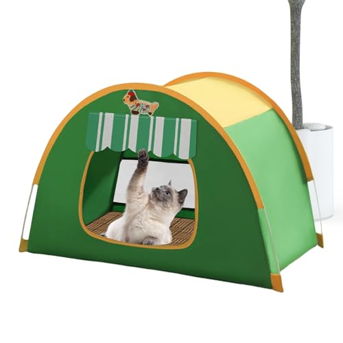 Vllold Katzenzelt für draußen, wasserdicht, Katzen- und Hundezelte, atmungsaktiv, waschbar, zusammenklappbar, mit Luftstrom und Belüftung für Kätzchen, Welpen, , kleine Hunde Vllold Katzenzelt für draußen, wasserdicht, Katzen- und Hundezelte, atmungsaktiv, waschbar, zusammenklappbar, mit Luftstrom und Belüftung für Kätzchen, Welpen, , kleine Hunde von Vllold
