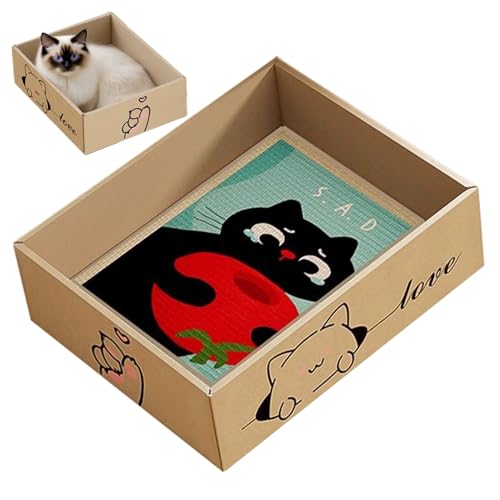 Vllold Kratzbretter für Indoor-Katzen – -Katzenkratzer, Haustierbedarf, Schleifklaue, Wellpapier, Spielzeug, Kratzfest, für gesunde Möbelschutz, lindert Langeweile Vllold Kratzbretter für Indoor-Katzen – -Katzenkratzer, Haustierbedarf, Schleifklaue, Wellpapier, Spielzeug, Kratzfest, für gesunde Möbelschutz, lindert Langeweile von Vllold
