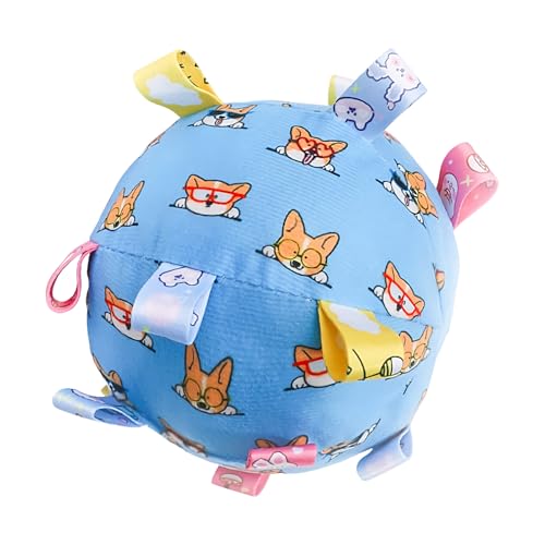 Vllold Quietschender Hundespielzeug-Ball, interaktiver Zahnreinigungsball für Welpen, Haustierbedarf, verschleißfestes Kauspielzeug für Zuhause, Hof, Outdoor, Indoor Vllold Quietschender Hundespielzeug-Ball, interaktiver Zahnreinigungsball für Welpen, Haustierbedarf, verschleißfestes Kauspielzeug für Zuhause, Hof, Outdoor, Indoor von Vllold