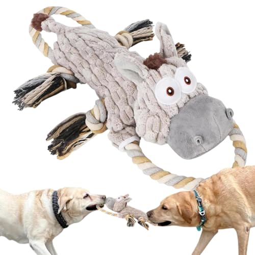 Vllold Quietschendes Hundespielzeug – Aggressives Kauspielzeug für Hunde – Plüsch-Hundespielzeug für aggressive Kauer, Cartoon-Hunde-Kauspielzeug, interaktives Welpen-Puzzle-Spielzeug Vllold Quietschendes Hundespielzeug – Aggressives Kauspielzeug für Hunde – Plüsch-Hundespielzeug für aggressive Kauer, Cartoon-Hunde-Kauspielzeug, interaktives Welpen-Puzzle-Spielzeug von Vllold