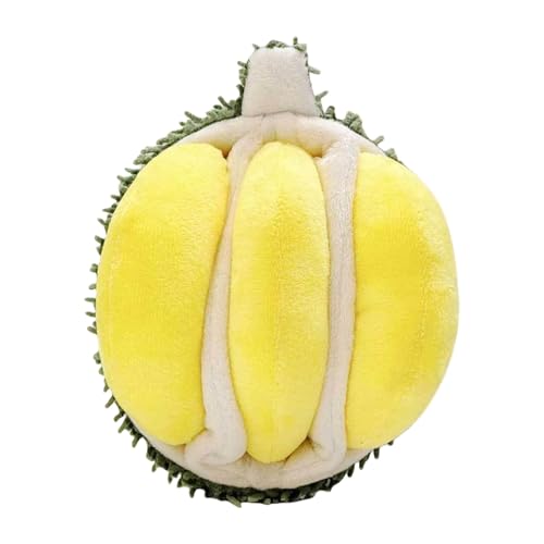 Vllold Quietschendes Hundespielzeug aus Plüsch, weiches Durian-Plüsch, klingende Puppe, quietschendes Hundespielzeug für kleine, mittelgroße und große Hunde, für Innenbereich, Zuhause, Wohnzimmer Vllold Quietschendes Hundespielzeug aus Plüsch, weiches Durian-Plüsch, klingende Puppe, quietschendes Hundespielzeug für kleine, mittelgroße und große Hunde, für Innenbereich, Zuhause, Wohnzimmer von Vllold