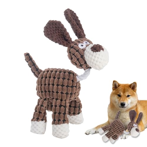 Vllold Quietschendes Plüsch-Hundespielzeug, Kau-Haustier-Plüschtier-Spielzeug, integriertes Quietsch-Interaktives Haustierspielzeug für kleine und mittelgroße Hunde Vllold Quietschendes Plüsch-Hundespielzeug, Kau-Haustier-Plüschtier-Spielzeug, integriertes Quietsch-Interaktives Haustierspielzeug für kleine und mittelgroße Hunde von Vllold