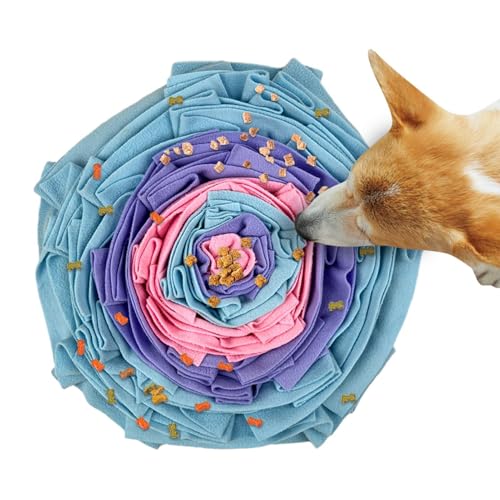 Vllold Schnüffelmatte für Hunde, bunt, quietschend, langsamer Futterspender, Zahnreinigung, Leckerli-Spielzeug für Haustierübungen Vllold Schnüffelmatte für Hunde, bunt, quietschend, langsamer Futterspender, Zahnreinigung, Leckerli-Spielzeug für Haustierübungen von Vllold
