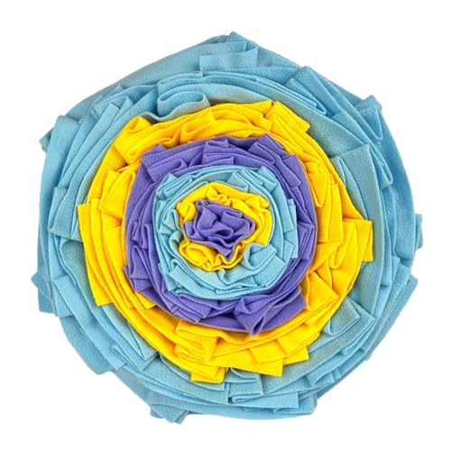 Vllold Schnüffelmatte für Hunde, quietschend, bunt, interaktives Kau-Puzzle | Lebensmittelauslaufspender, Zahnreinigung, Leckerli-Spielzeug für Haustierübungen Vllold Schnüffelmatte für Hunde, quietschend, bunt, interaktives Kau-Puzzle | Lebensmittelauslaufspender, Zahnreinigung, Leckerli-Spielzeug für Haustierübungen von Vllold