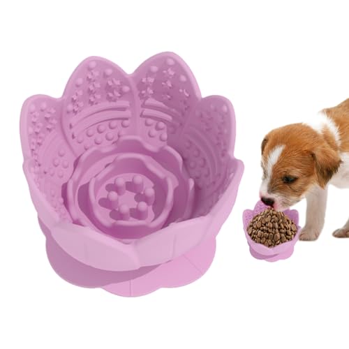 Vllold Slow Feeder, Silikonnapf für Katzen – Blumenform, Anti-Ersticken, langsamer Futterspender für geistige Stimulation, Welpentraining, Seniorenreisen, drinnen und draußen Vllold Slow Feeder, Silikonnapf für Katzen – Blumenform, Anti-Ersticken, langsamer Futterspender für geistige Stimulation, Welpentraining, Seniorenreisen, drinnen und draußen von Vllold