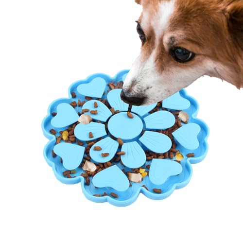 Vllold Slow Feeder für Hunde – Puzzle-Hundenapf, langsamer Futternapf, Silikon, rutschfest, Anreicherung, Fütterungszubehör, geistig stimulierendes Puzzle-Spielzeug, Leckerli-Spender für kleine und Vllold Slow Feeder für Hunde – Puzzle-Hundenapf, langsamer Futternapf, Silikon, rutschfest, Anreicherung, Fütterungszubehör, geistig stimulierendes Puzzle-Spielzeug, Leckerli-Spender für kleine und von Vllold
