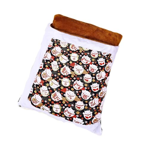 Vllold Warmer Katzenschlafsack | Katzennest Bett zum Schlafen | Waschbares Katzenbett für Indoor Welpen und Kätzchen, Kätzchenhöhlenbett, Bequemes Katzenbett Vllold Warmer Katzenschlafsack | Katzennest Bett zum Schlafen | Waschbares Katzenbett für Indoor Welpen und Kätzchen, Kätzchenhöhlenbett, Bequemes Katzenbett von Vllold