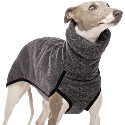 Grauer Hunde-Fleecepullover, grauer Hundemantel, Fleece für große Hunde, wasserdichter Wintermantel für Hunde, Herbst und Winter Grauer Hunde-Fleecepullover, grauer Hundemantel, Fleece für große Hunde, wasserdichter Wintermantel für Hunde, Herbst und Winter von Vmiorzq