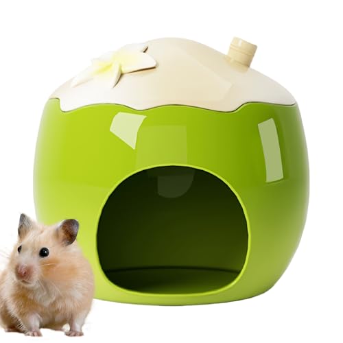 Vmiorzq Hamster Haus Bett - Kühle Lebensräume Schlafplatz Für Kleintiere | Fruchtschalen Nest Frisches Habitat für Kleinnager & Igel Vmiorzq Hamster Haus Bett - Kühle Lebensräume Schlafplatz Für Kleintiere | Fruchtschalen Nest Frisches Habitat für Kleinnager & Igel von Vmiorzq