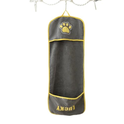Vmiorzq Hunde-Badetuch, saugfähiges Hundehandtuch mit Eingrifftaschen, Zubehör für Reinigung, Massage, Pflege, Baden, Dusche, Badezimmer, tägliche Pflege, Hygiene, Haustier, Katzen, Welpen von Vmiorzq