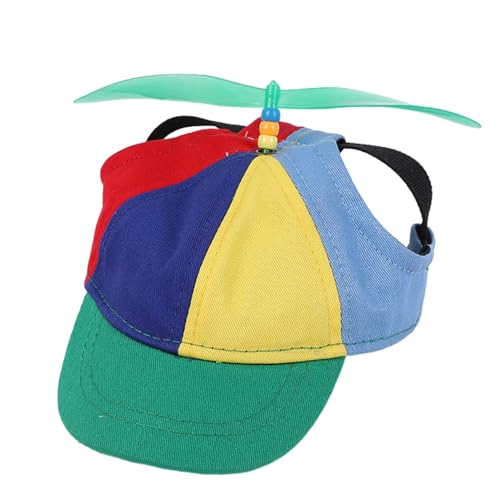 Vmiorzq Hundehut - Strandhut Für Hunde Mit Abnehmbarem Propeller,Regenbogenfarben Weiche Kopfbedeckung Für Kleine Hunde Outdoor Garten Fotozubehör Vmiorzq Hundehut - Strandhut Für Hunde Mit Abnehmbarem Propeller,Regenbogenfarben Weiche Kopfbedeckung Für Kleine Hunde Outdoor Garten Fotozubehör von Vmiorzq
