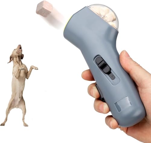 Katzen-Leckerli-Pistole, Haustier-Snackwerfer für Hunde und Katzen, interaktiver Leckerli-Shooter für Tierfutter, Katapult, Übungstraining, Spielzeug für Outdoor-Spielen Katzen-Leckerli-Pistole, Haustier-Snackwerfer für Hunde und Katzen, interaktiver Leckerli-Shooter für Tierfutter, Katapult, Übungstraining, Spielzeug für Outdoor-Spielen von Vnnigmn