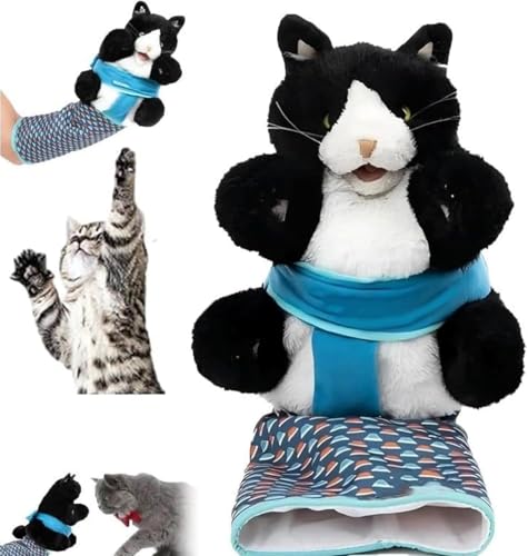 Vnnigmn Cat Wrestling Puppe, Cat Wrestling Interaktives Spielzeug, bissfeste Haustier Handpuppen mit robuster Polsterung, Plüschtierspielzeug für Kätzchen & Welpen Vnnigmn Cat Wrestling Puppe, Cat Wrestling Interaktives Spielzeug, bissfeste Haustier Handpuppen mit robuster Polsterung, Plüschtierspielzeug für Kätzchen & Welpen von Vnnigmn