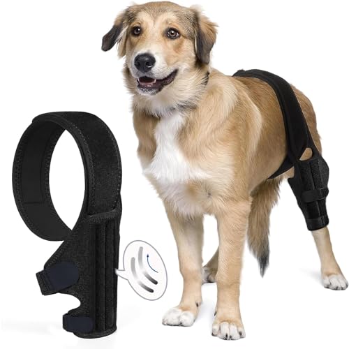 Vnnigmn Hunde-Kniebandage für gerissene Beine, Haustier-Hinterbeinstütze, Schutz für kleine, mittelgroße und große Hunde, Vorder- und Hinterbeine, reduziert Schmerzen und Entzündungen, Größe L Vnnigmn Hunde-Kniebandage für gerissene Beine, Haustier-Hinterbeinstütze, Schutz für kleine, mittelgroße und große Hunde, Vorder- und Hinterbeine, reduziert Schmerzen und Entzündungen, Größe L von Vnnigmn