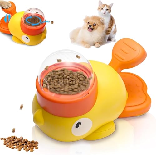 Vnnigmn Interaktives Hundespielzeug, 2-in-1 Hundefutter, Puzzle, Entenform, Dosierung für langsames Füttern und Leckerli-Spielzeug für kleine und mittelgroße Hunde, reduziert Blähungen, fördert Vnnigmn Interaktives Hundespielzeug, 2-in-1 Hundefutter, Puzzle, Entenform, Dosierung für langsames Füttern und Leckerli-Spielzeug für kleine und mittelgroße Hunde, reduziert Blähungen, fördert von Vnnigmn