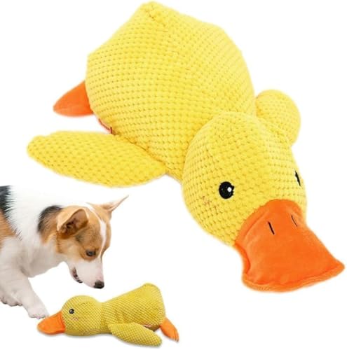 Vnnigmn Plüsch-Hundespielzeug, interaktives gefülltes beruhigendes Entenspielzeug mit Quietscher für kleine, mittelgroße und große Hunde, 35 cm Vnnigmn Plüsch-Hundespielzeug, interaktives gefülltes beruhigendes Entenspielzeug mit Quietscher für kleine, mittelgroße und große Hunde, 35 cm von Vnnigmn