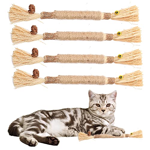 Voarge Kauen Stöcke Katze Kauen Stöcke Katzen Stöcke Katzen Stöcke Katzen Spielzeug Katzen Reinigungsmittel Katzen (4 Stück) Voarge Kauen Stöcke Katze Kauen Stöcke Katzen Stöcke Katzen Stöcke Katzen Spielzeug Katzen Reinigungsmittel Katzen (4 Stück) von Voarge
