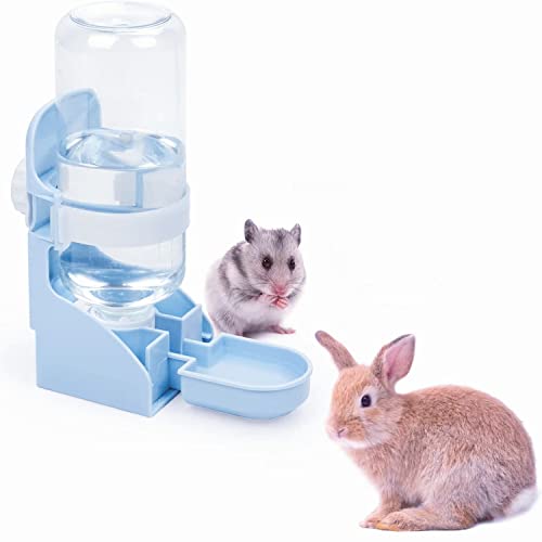 Voarge Automatischer Wasserspender für Kaninchen, 500 ml Automatischer Wasserspender für Haustiere, für Hamster Ratten Meerschweinchen Frettchen Kaninchen Kleintiere Chinchillas Igel Frettchen von Voarge